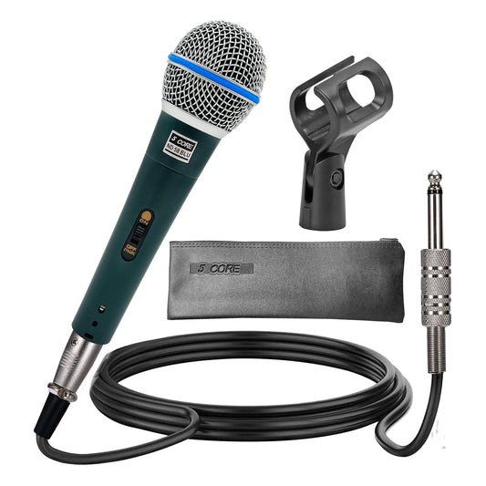 5Core Mic Karaoke Dynamic Handheld XLR Microphone Professional Vocal